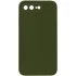 Чохол Silicone Case Square L з захистом камери на Apple iPhone 7 plus / 8 plus – Зелений / Dark Olive. Фото 1 з 1