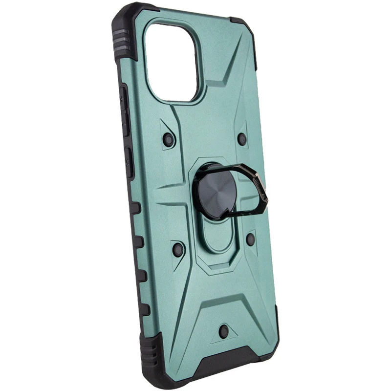 Ударостійкий чохол Pathfinder з кільцем на Samsung Galaxy A04 – Зелений / Green. Фото 3 з 5