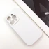 Чехол с защитой камеры Silicone Case для Apple iPhone 18 Pro – Белый / White. Фото 2 из 5