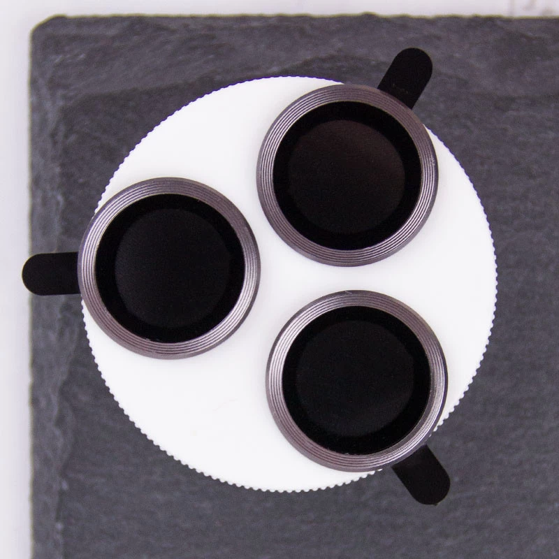 Металеве захисне скло на камеру на Apple iPhone 14 Pro (6.1") – Темно-Сірий / Graphite. Фото 6 з 11