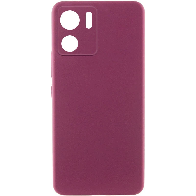 Чохол Silicone Case Lakshmi Premium із закритою камерою для Motorola Edge 40 – Бордовий / Plum. Фото 1 з 3