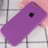 Чехол Silicone Case с закрытым низом для Apple iPhone 6/6s (4.7") – Фиолетовый / Grape. Фото 2 из 2