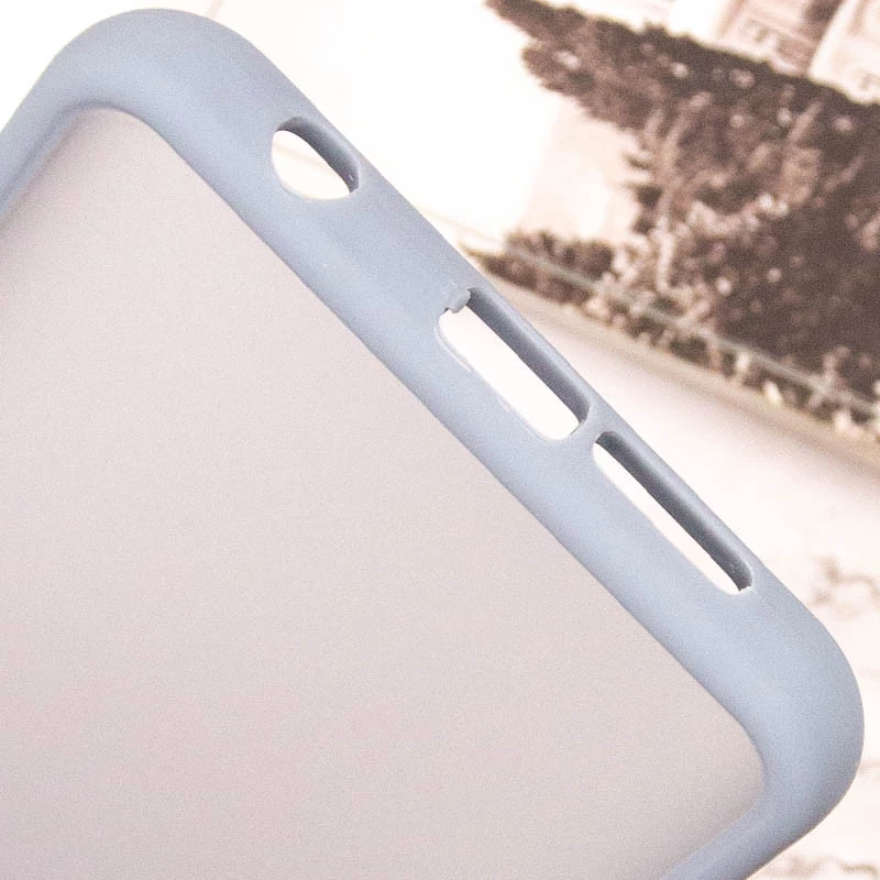 Чохол TPU+PC Lyon Frosted на Xiaomi Redmi Note 9s / Note 9 Pro / Note 9 Pro Max – Блакитний / Sky Blue. Фото 7 з 7