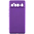 Кольоровий силіконовий чохол GETMAN із закритою камерою для TECNO Spark Go 1 – Фіолетовий / Purple. Фото 2 з 2