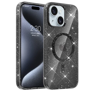 Чохол з блискітками та MagFit на Apple iPhone 15 (6.1") фото 1 з 2