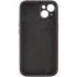 Чехол с защитой камеры Silicone Case для Apple iPhone 14 (6.1") – Черный / Black. Фото 2 из 3