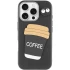 Чехол Labubu Toys для Apple iPhone 16 Pro Max – Coffee / Black. Фото 3 из 6