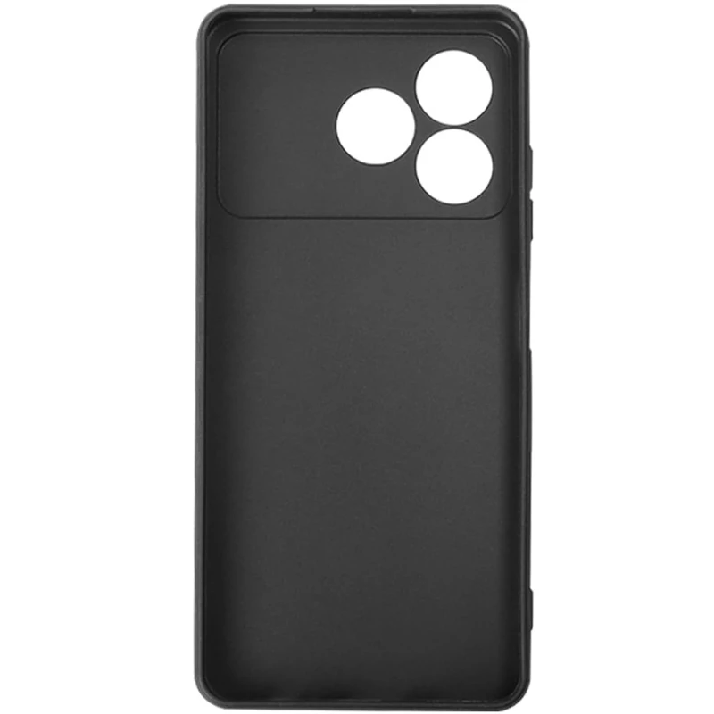 Чорний силіконовий чохол Epik із захистом камери на ZTE Blade A36 – Чорний. Фото 3 з 4