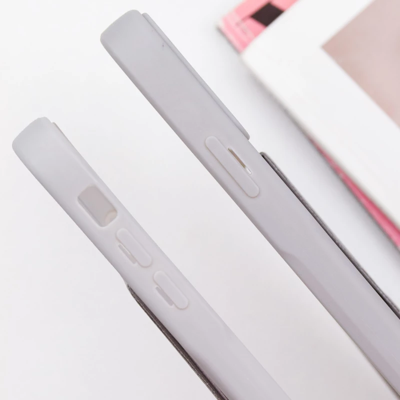 Чехол Вива с ремешком для Apple iPhone 12 (6.1") – Grey. Фото 6 из 7