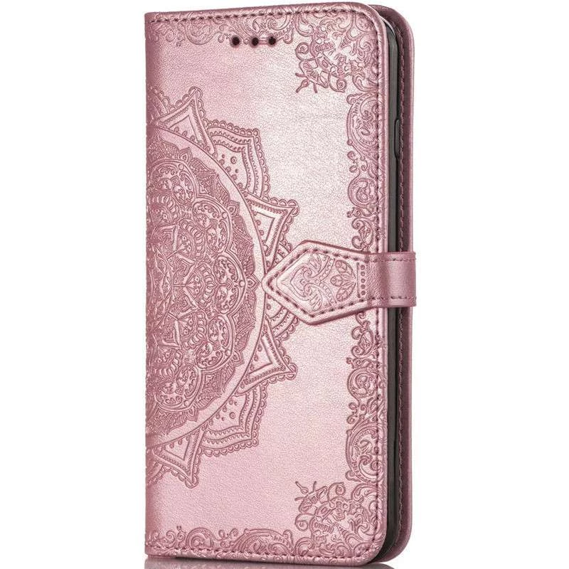 Шкіряний чохол-книжка Art Case з візитницею для Samsung Galaxy S20 FE – Рожевий. Фото 1 з 7