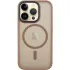 TPU+PC чохол Metal Buttons with Magnetic Fit для Apple iPhone 16 Pro Max – Золотий / Gold. Фото 2 з 6