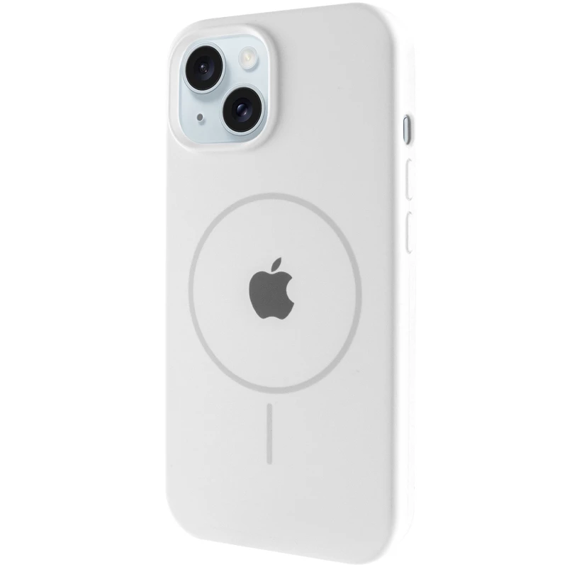 Чохол Silicone Armor Max with MagSafe для Apple iPhone 15 (6.1") – Білий / White. Фото 2 з 6
