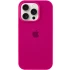 Чехол Silicone Case с закрытым низом для Apple iPhone 15 Pro (6.1") – Красный / Rose Red. Фото 2 из 9