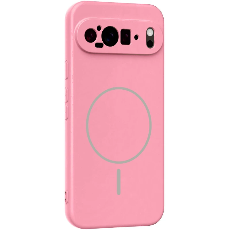 Чохол Silicone Cover Lakshmi Full Camera (AA) with Magnetic Fit для Google Pixel 9 Pro XL – Рожевий / Light pink. Фото 2 з 4