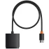 Перехідник HUB Baseus AirJoy Series 2in1 HDMI to HDMI/HDMI (B01331105) – Cluster Black. Фото 6 з 6