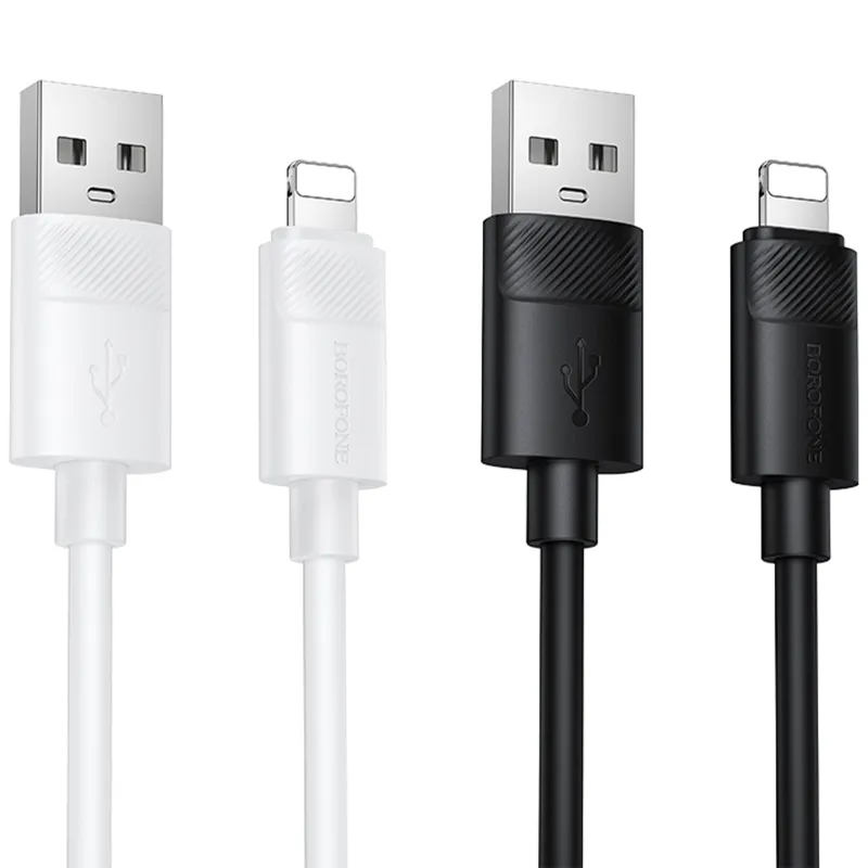 Дата кабель Borofone BX123 Leya USB to Lightning 12W (1m) фото 1 з 1