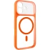 Чохол TPU GETMAN Moon Clear with MagSafe для Apple iPhone 17 (6.3") – Orange. Фото 2 з 6