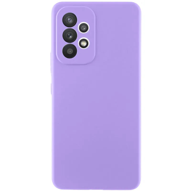 Чохол Silicone Case Lakshmi Premium із закритою камерою для Samsung Galaxy A32 (A326B) 5G – Бузковий / Dasheen. Фото 3 з 12