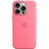 Чехол Silicone case (AAA) with Magsafe and Animation для Apple iPhone 15 Pro Max (6.7") – Розовый / Pink. Фото 2 из 3