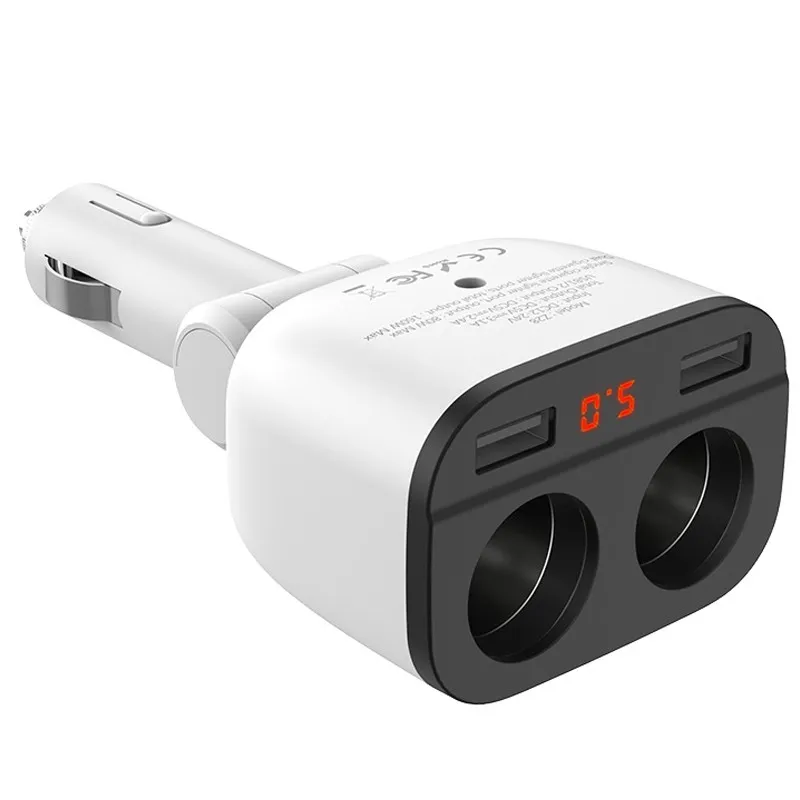АЗУ Hoco Z28 (2 разъема/2USB/3.1A) – Белый. Фото 3 из 8