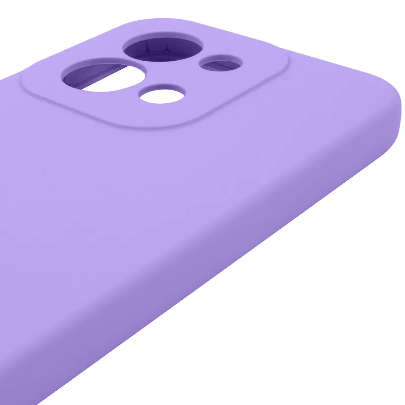 Чехол Silicone Case Lakshmi Premium з закритою камерою на Xiaomi Redmi 15C (Global) – Сиреневый / Dasheen. Фото 5 из 6
