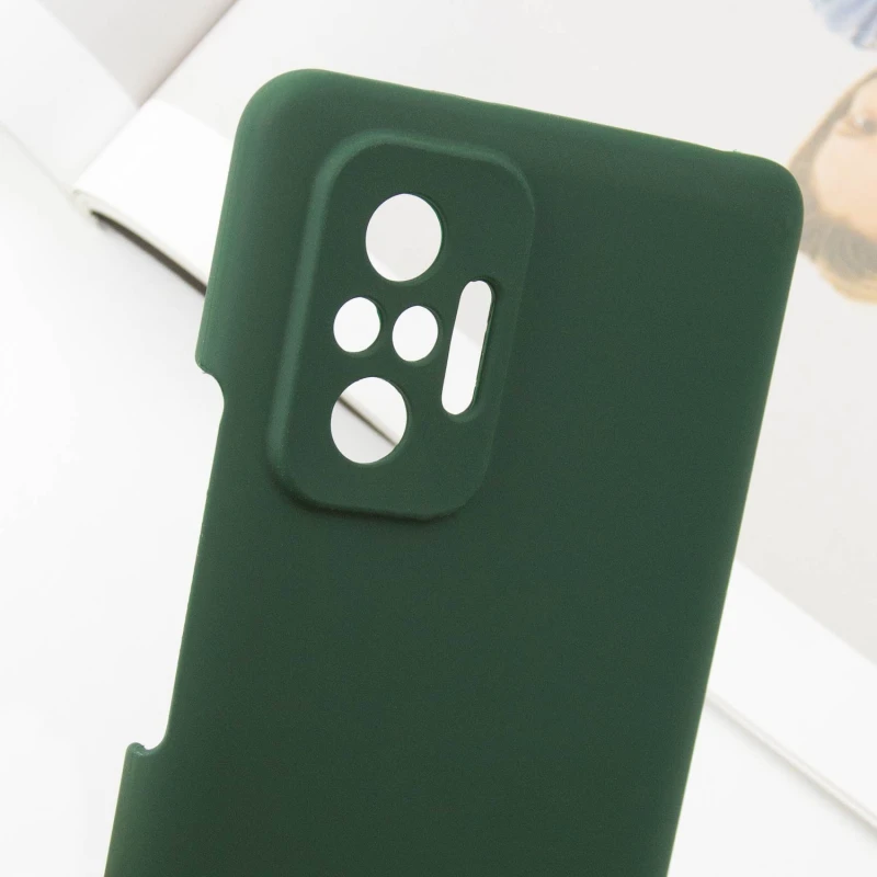 Чохол Silicone Case Lakshmi Premium із закритою камерою для Xiaomi Redmi Note 10 Pro – Зелений / Cyprus Green. Фото 5 з 7