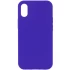 Чохол з закритим низом Silicone Case на Apple iPhone XR (6.1") – Фіолетовий / Ultra Violet. Фото 1 з 3