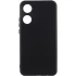 Чохол Silicone Case Lakshmi з закритою камерою на Oppo A78 4G – Чорний / Black. Фото 1 з 2