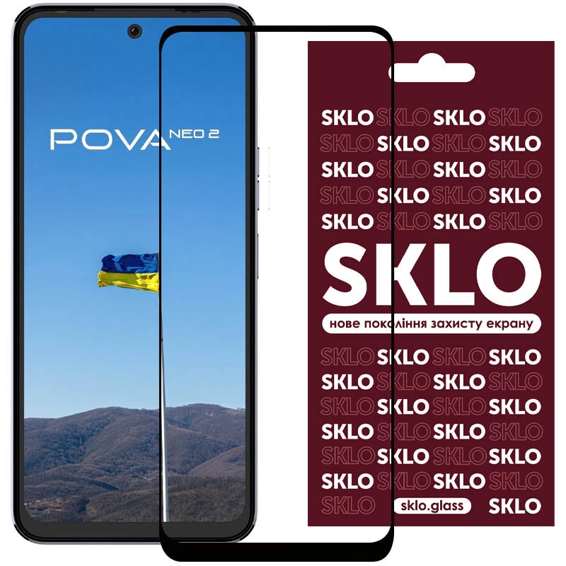 Захисне скло SKLO 3D TECNO Pova Neo 2 (LG6n) фото 1 з 1