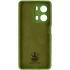 Чохол Silicone Case Lakshmi Plus з закритою камерою на Xiaomi Redmi 13C – Зелений / Dark green. Фото 6 з 6