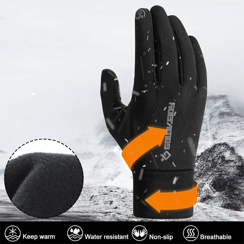 Перчатки сенсорные Golove joy (L) Anti-Slip 2023 – Черный. Фото 3 из 6