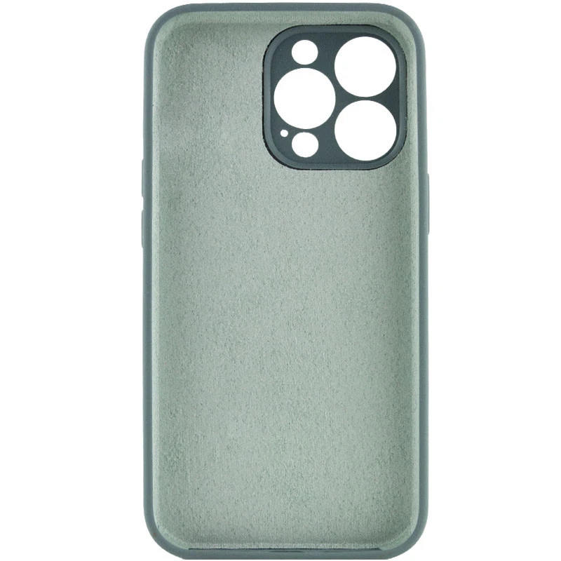 Чехол Silk Full Camera Protective (AA) NO LOGO для Apple iPhone 13 Pro (6.1") – Зеленый / Pine green. Фото 2 из 4