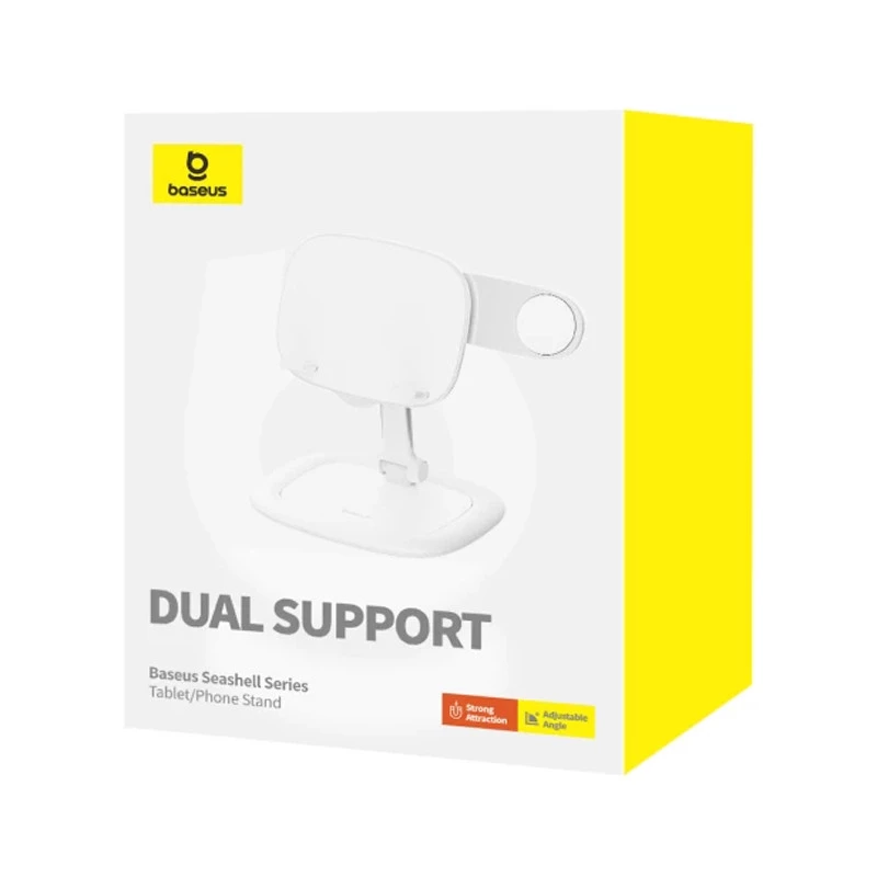 Підставка для телефону/планшета Baseus Seashell (B10451501211-00) – Moon White. Фото 10 з 12