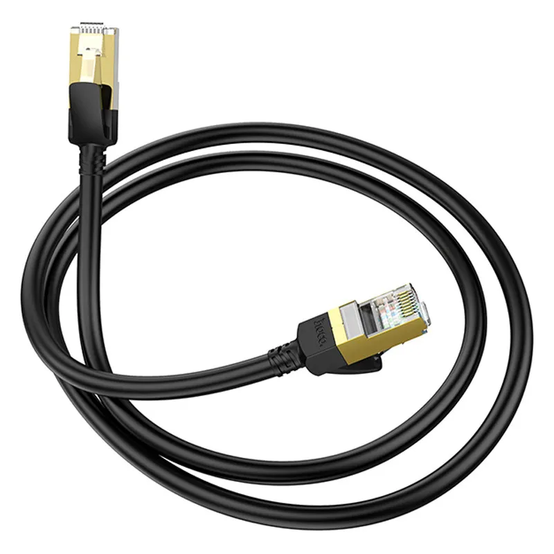 Дата кабель Hoco US02 Level pure copper gigabit ethernet (5m) – Black. Фото 6 з 8
