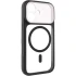 Чохол TPU GETMAN Moon Clear with MagSafe для Apple iPhone 16 – Black. Фото 2 з 8
