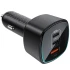 АЗП Acefast B18 PD100W+QC3.0 total 200W (1USB-A/2C) – Black. Фото 3 з 5