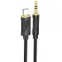 Аудіо кабель Aux Hoco UPA30 Friend (Type-C to AUX 3.5mm) (1m) – Black. Фото 1 з 4
