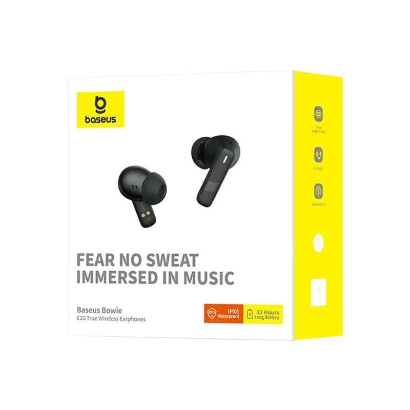 Беспроводные TWS наушники Baseus Bowie E20 (A00069700) – Cluster Black. Фото 6 из 7