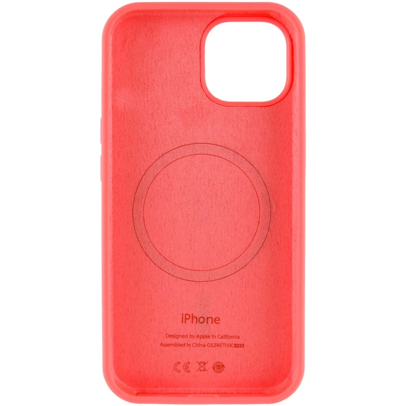 Чехол Silicone Armor Max with MagSafe для Apple iPhone 11 Pro (5.8") – Арбузный / Watermelon red. Фото 6 из 9