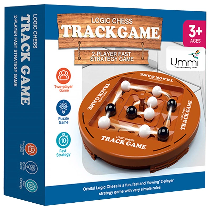 Настільна інтерактивна гра Ummi 777A Logic Chess Track Game – Brown. Фото 4 з 4