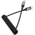 Дата кабель Hoco X121 Nuevo Type-C to Type-C 60W (1.5m) – Black. Фото 7 з 7