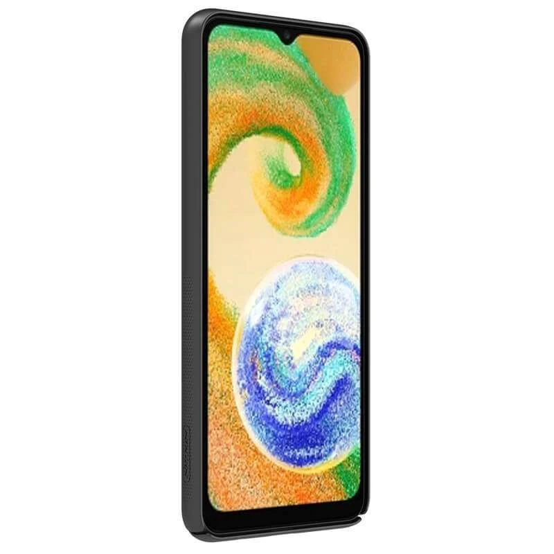 Карбована накладка Nillkin зі шторкою для камери на Samsung Galaxy A04s – Чорний / Black. Фото 4 з 6