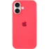 Чохол Silicone Case з закритим низом на Apple iPhone 16 Plus – Кавуновий / Watermelon red. Фото 1 з 7
