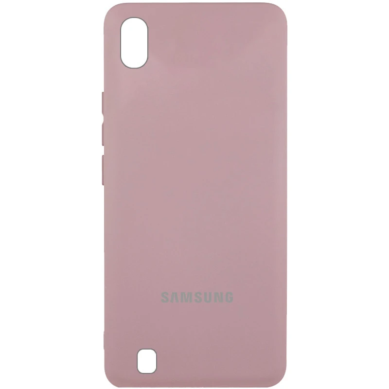Чехол Silicone Case Lakshmi Premium Logo для Samsung Galaxy A10 (A105F) – Розовый / Pink Sand. Фото 1 из 1