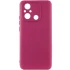 Чохол Silicone Case Lakshmi Premium із закритою камерою для Xiaomi Redmi 12C / Poco C55 – Бордовий / Plum. Фото 1 з 12