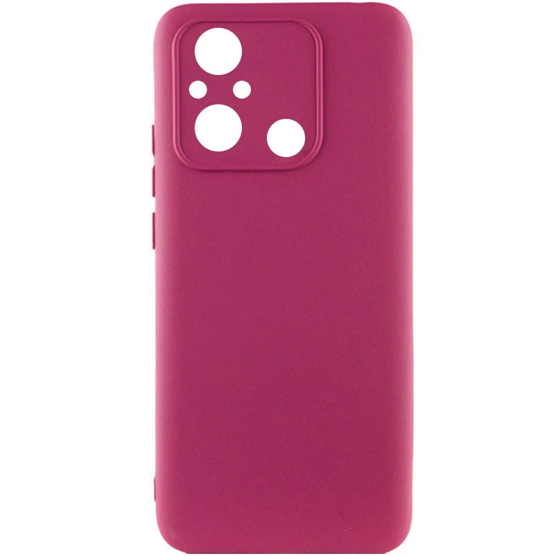 

Чехол Silicone Case Lakshmi Premium з закритою камерою на Xiaomi Redmi 12C / Poco C55 (Бордовый / Plum), Бордовий / plum