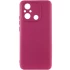 Чохол Silicone Case Lakshmi Premium з закритою камерою на Xiaomi Redmi 12C / Poco C55 – Бордовий / Plum. Фото 2 з 12