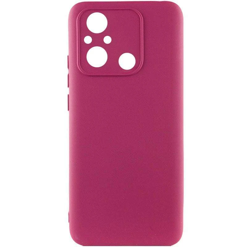 

Чехол Silicone Case Lakshmi с закрытой камерой для Xiaomi Redmi 12C / Poco C55 (Бордовый / Marsala), Бордовий / marsala