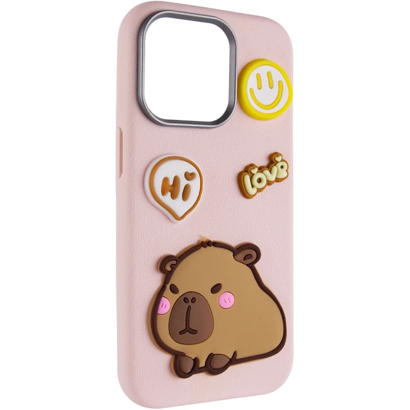 Чохол Labubu Toys для Apple iPhone 11 Pro Max (6.5") – Capybara / Pink. Фото 2 з 5