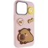 Чохол Labubu Toys для Apple iPhone 11 Pro Max (6.5") – Capybara / Pink. Фото 2 з 5